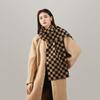 CEENIU Maillard Plaid Wool Scarf