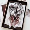 70cm  Scarf Women's Spring and Summer Thin Satin Square Scarf High-end Temperament Small Scarfs Shawl