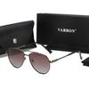 New toad glasses men's pilot double-beam metal sunglasses UV-proof driving polarized sunglasses