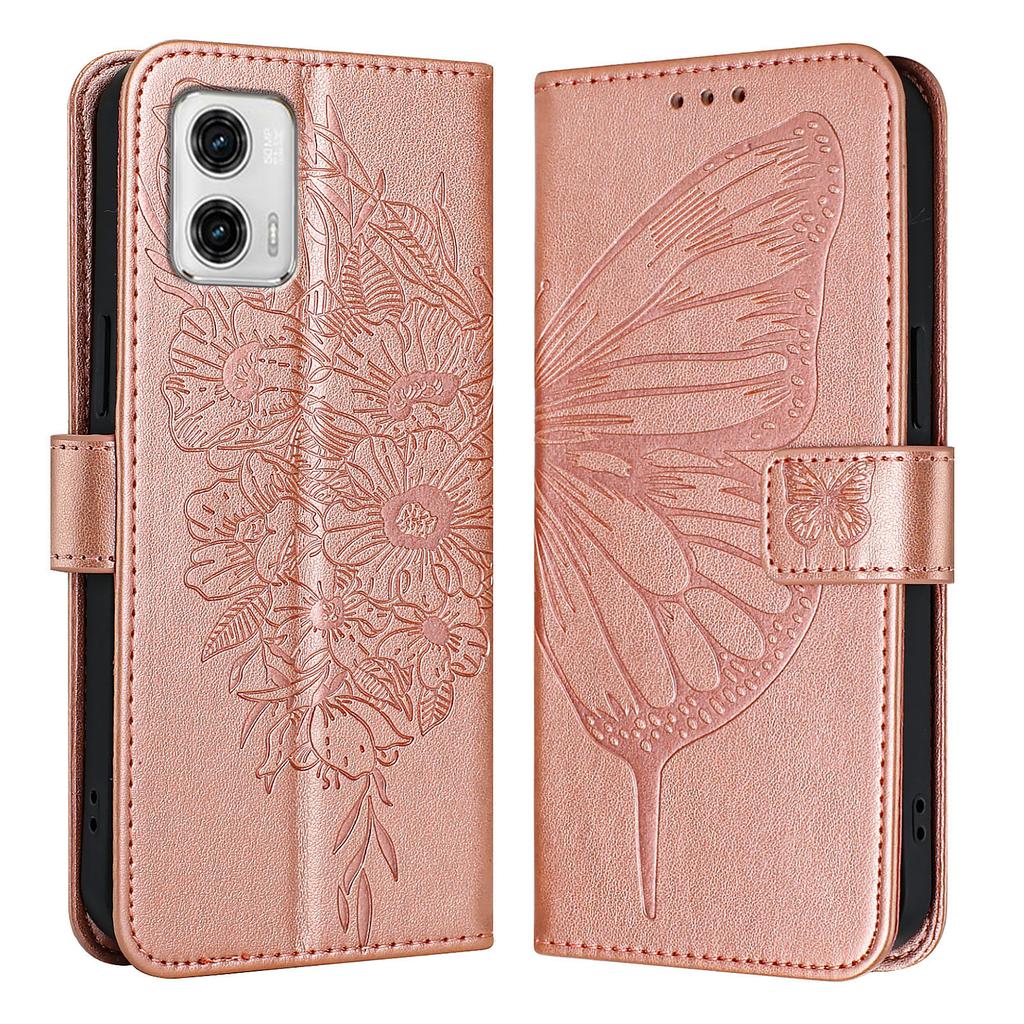 Чехол из искусственной кожи с бабочками и цветами, подставка для карт, слоты, противоударный откидной чехол из ТПУ для Motorola Moto G50 G60 G51 G30 G31 G22 G32 G62 G72 G73 G84