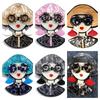Acrylic Girl Brooch Fashion Acetate Material Pin Clothing Accessories Corsage