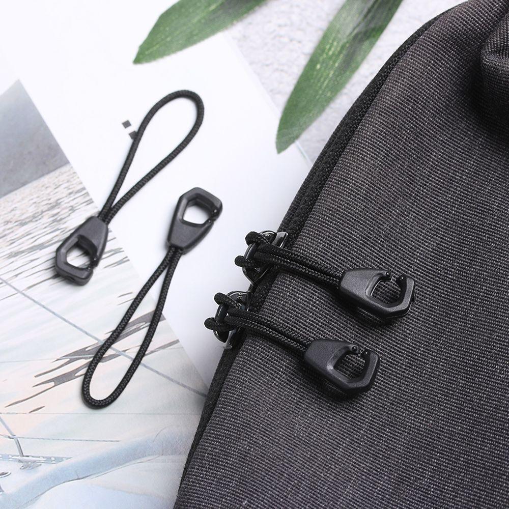 Travel Bags Clip Buckle Outdoor Ends Lock Zips Zip Puller Replacement Cord Rope Pullers Zipper Pull