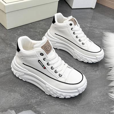 Женская вулканизированная обувь на платформе, модная осенняя новая женская обувь для бега, спортивная, повседневная, дышащая, износостойкая обувь