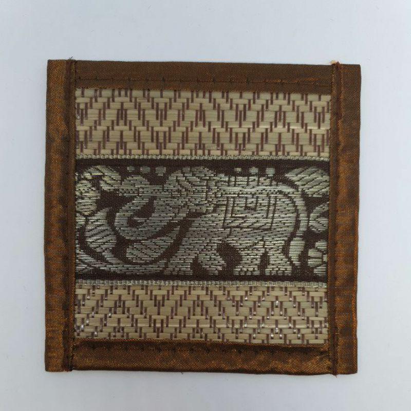 Коврики со слонами, подставки для напитков, тайские шелковые тростниковые коврики, подставки для обеденного стола, сувенирный подарок, ручная работа, ручная работа