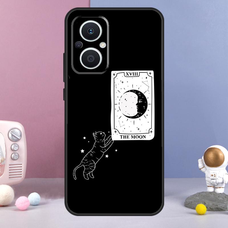 Witches Cat Moon Funda For OPPO Reno 12 F 11F 13F 14F 10 11 13 14 Pro 7 8 Lite OPPO Find X9 X6 X5 X8 Pro Case