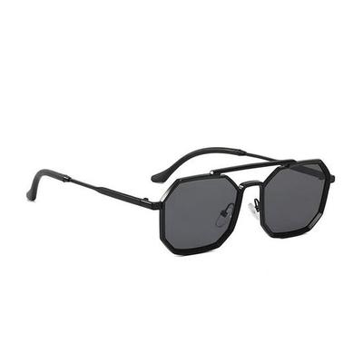 Солнцезащитные очки Dervin UV Protected Full Rim Hexagonal Sunglasses для мужчин, солнцезащитные очки Polygon Metal Frame