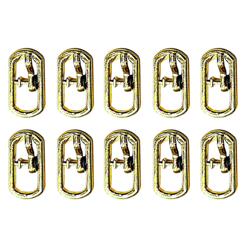 10 шт. 5,5 мм Трехщелевая пряжка для ремня Регулировочные пряжки для ремня Обувь Одежда Аксессуары Сделай сам Ремень для куклы