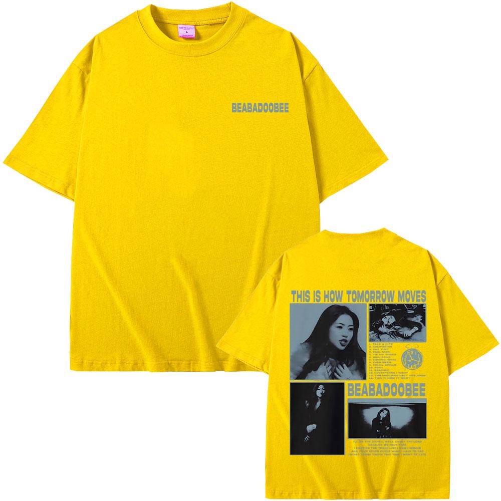 Beabadoobee This Is How Tomorrow Moves Графическая футболка Мужская Женская Мода Повседневные Футболки Оверсайз Мужские Хлопковые Футболки Подарок для фаната