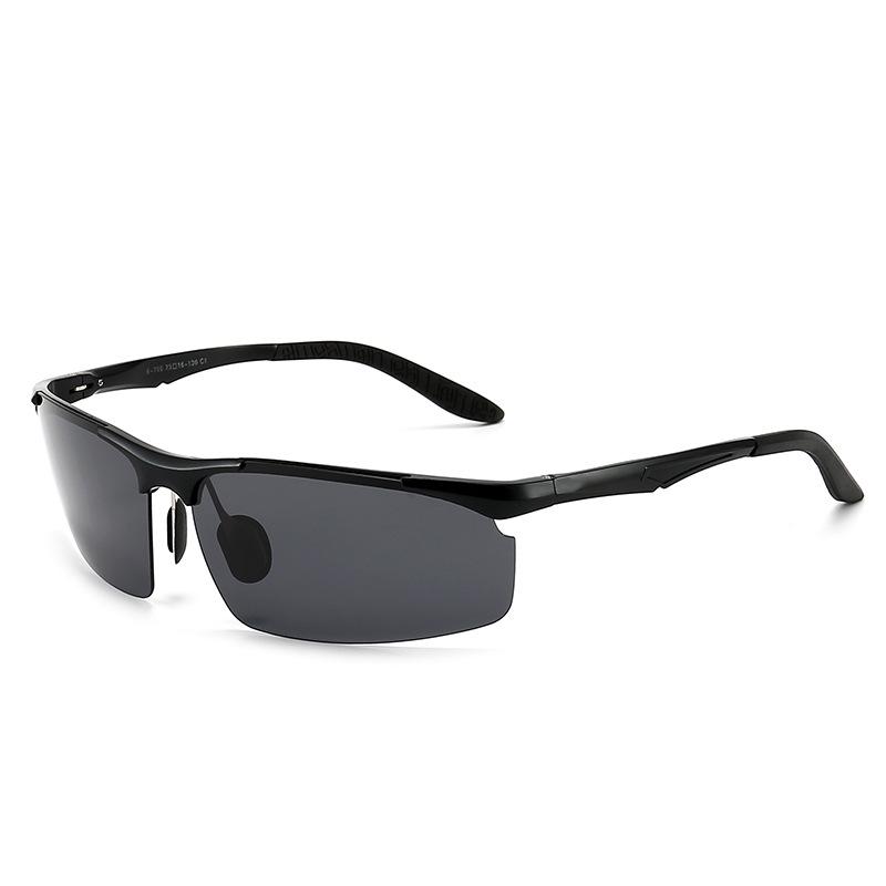 Men's Polarized Photochromic Sunglasses: Fashionable Night Vision & UV Eye Protection for Driving and Fishing