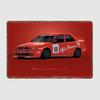 Best DTM Red 155 V6 Classics Racing and Rally Car Metal Poster Indoor Outdoor Home Bedroom Bar Tin Sign Room Decor Wall Decor