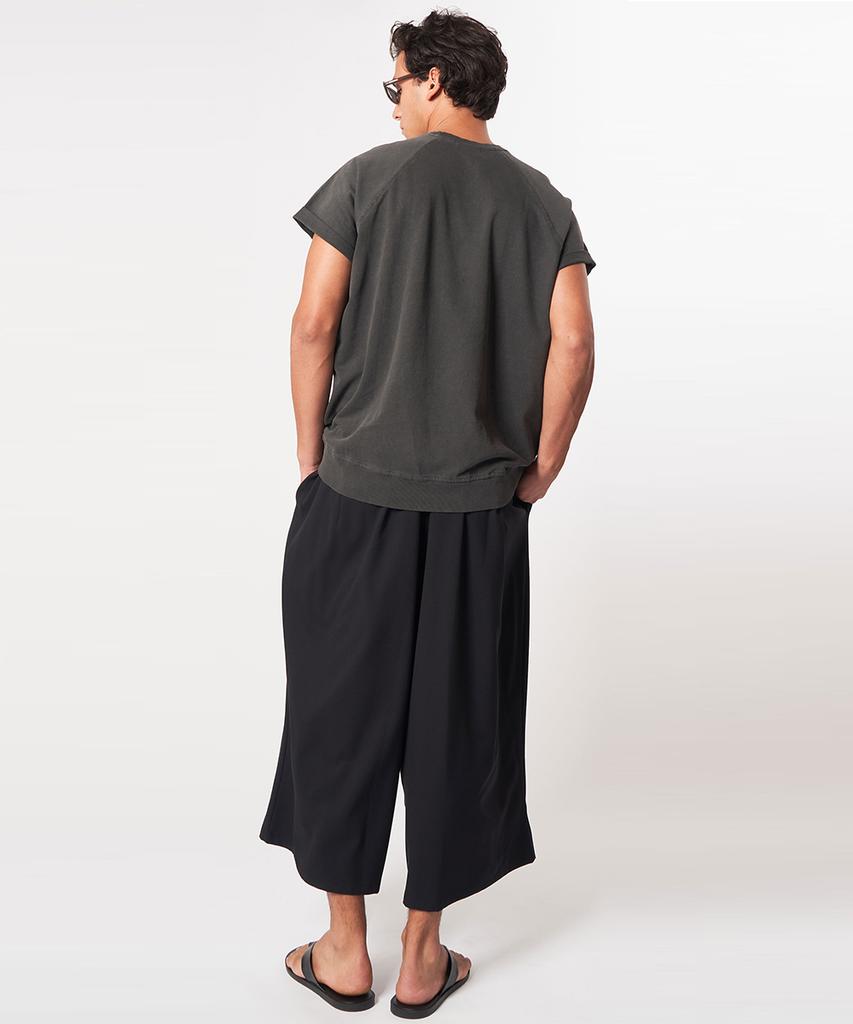 ATHPLATFORM Au52Pt33 F Wide Crop Pants_Black