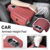 Leather Car Center Console Armrest Cushion 2 Cup Holder For Lamborghini LP570 LP610 Urus LP700 LP770 Gallardo Aventador Keyring VV3