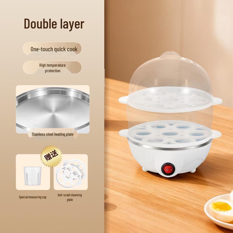 Automatic Egg Cooker: Multifunctional Steamer with Auto Power-Off for Perfect Breakfast Eggs