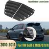 Пара жалюзи на заднее окно для Volkswagen Golf 6 MK6 2010 2011 2012 2013 2014 боковая вентиляционная накладка