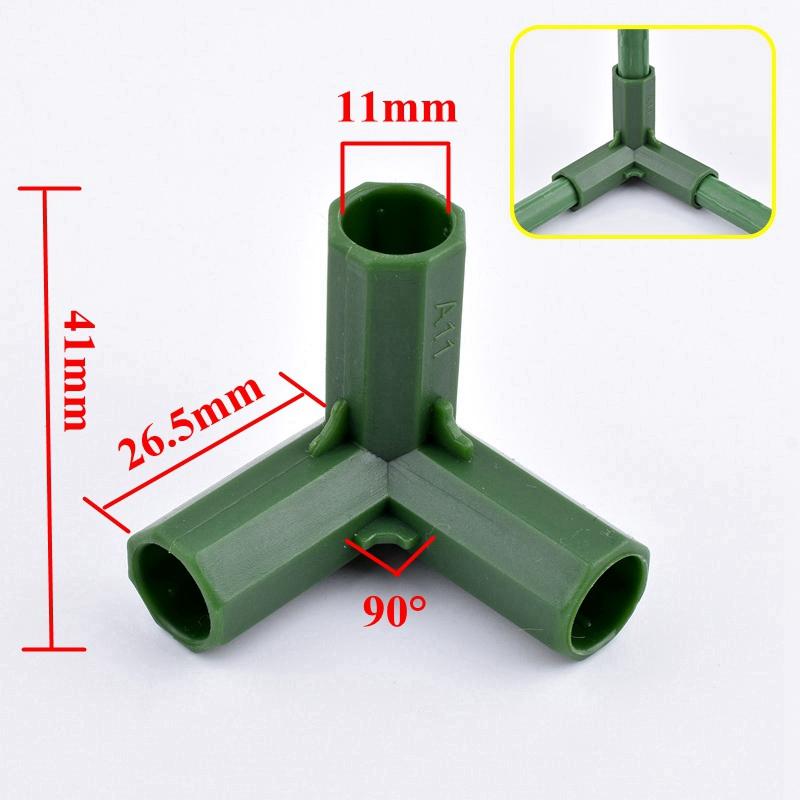 2-30 шт. садовые колышки для растений окантовка угловое соединение шкаф теплица каркас строительные фитинги соединители для цветочных подставок