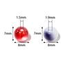 50Pcs 8mm Lampwork Beads High Quality Colored Loose Spaced Round Bead For Craft Jewelry Making Diy Bracelet Necklace Accessories