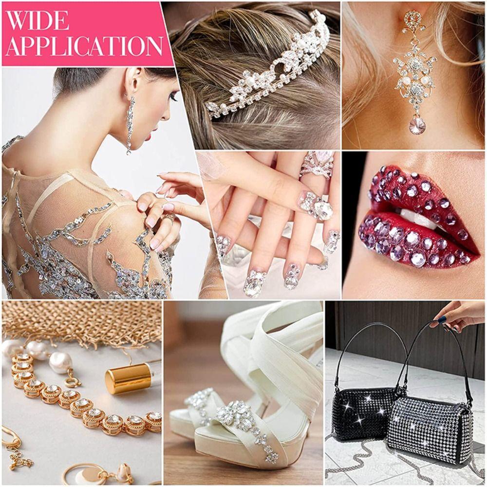 Модные наклейки со стразами и кристаллами для лица 3-12 мм 3D наклейки с драгоценными камнями для женщин