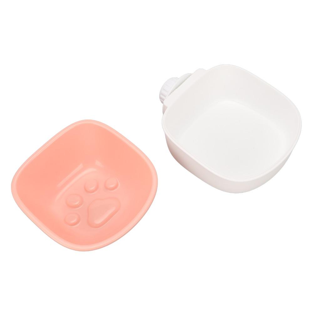 Hanging Slow Feeder Bowl Premium Polymer Crate Feeder Lightweight Pet Water Bowl Indoor Feeding