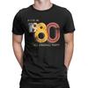 Men's Made In 1980 40th Birthday 40 Years Old School Retro 1980 T Shirt Anniversary Cotton Tops Short Sleeve Tee Unique T-Shirts