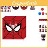 Spiderman Themed Birthday Party Supplies Set Red Masks Paper Plates Cups Napkins And Cutlery