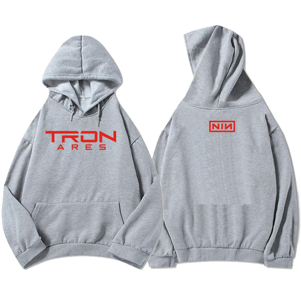 Nine Inch Nails Tron Ares Hoodies Fashion Band Album Graphic Print Sweatshirts Hooded Long Sleeve Male Sudaderas Winter Men Tops