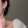 Потрясающие геометрические серьги-подвески Милые клипсы для ушей Женская мода Прозрачные серьги-кубики льда Вечеринка