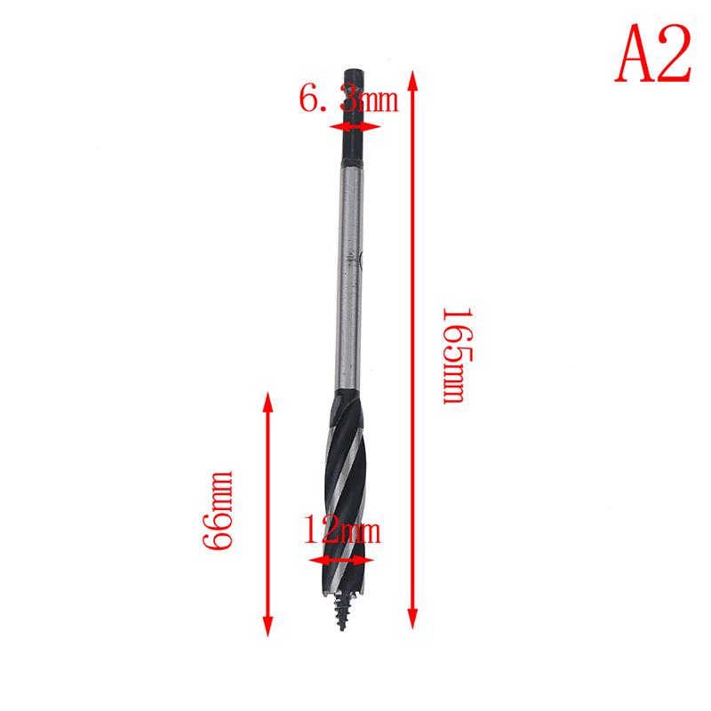 10-25mm Twist Drill Bit Set Wood Fast Cut Auger Carpenter Joiner Tool