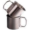 Homeglen 304 Stainless Steel Folding Camping Mug with Handle