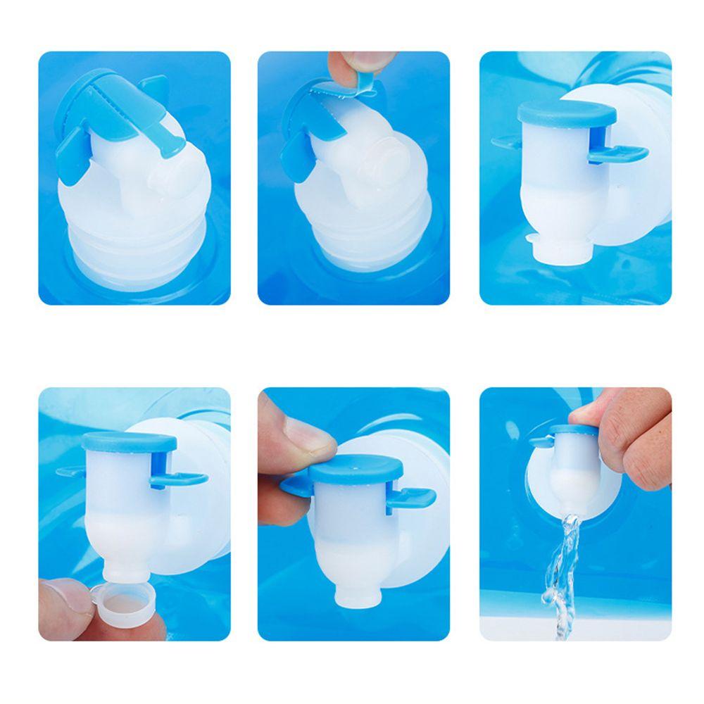 Кемпинг Пеший туризм Пикник Контейнер Аварийный резервуар для воды Ведро для хранения Водный мешок Спортивная бутылка для езды