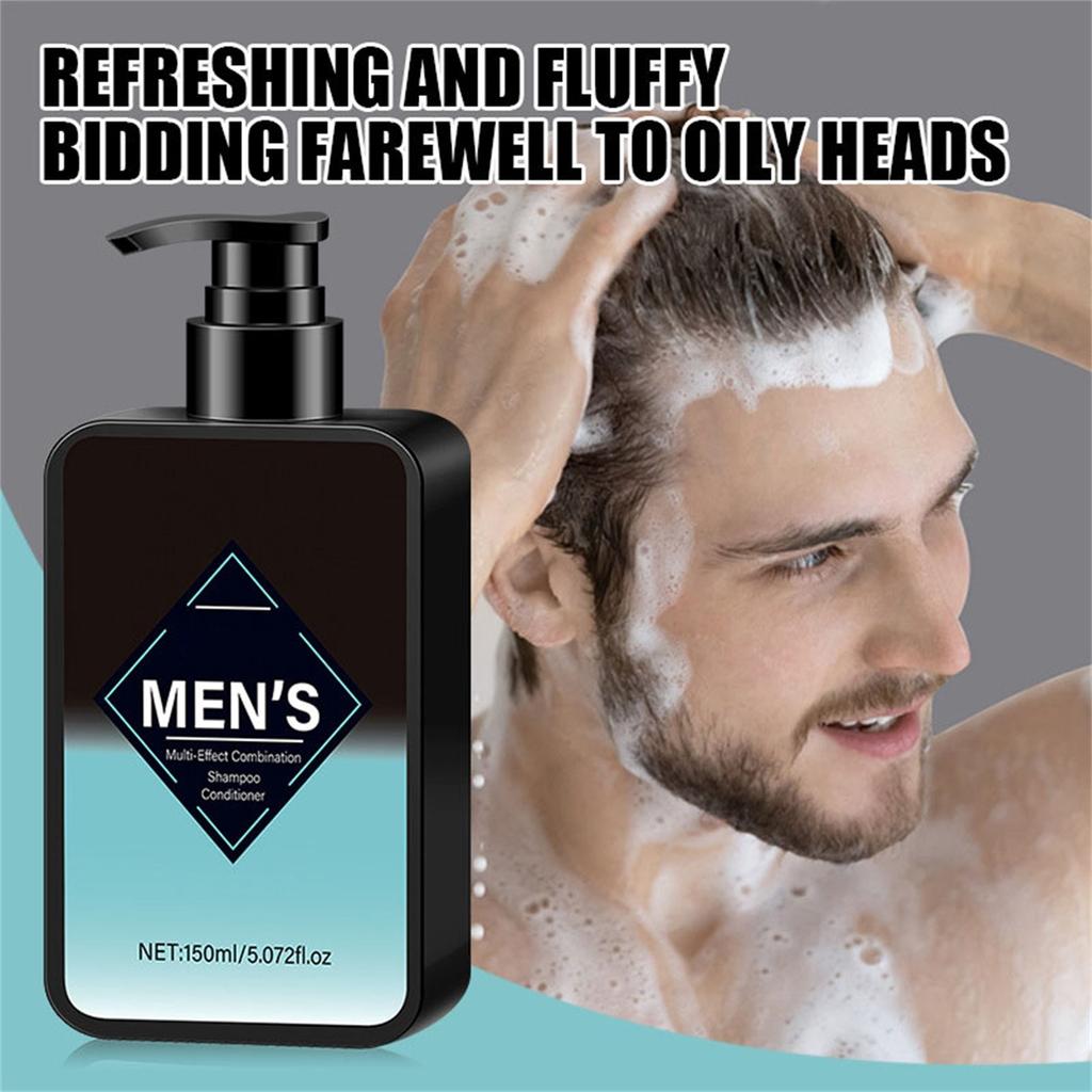 Мужской шампунь и гель для душа 2 в 1 увлажняющий глубоко очищающий 150 мл