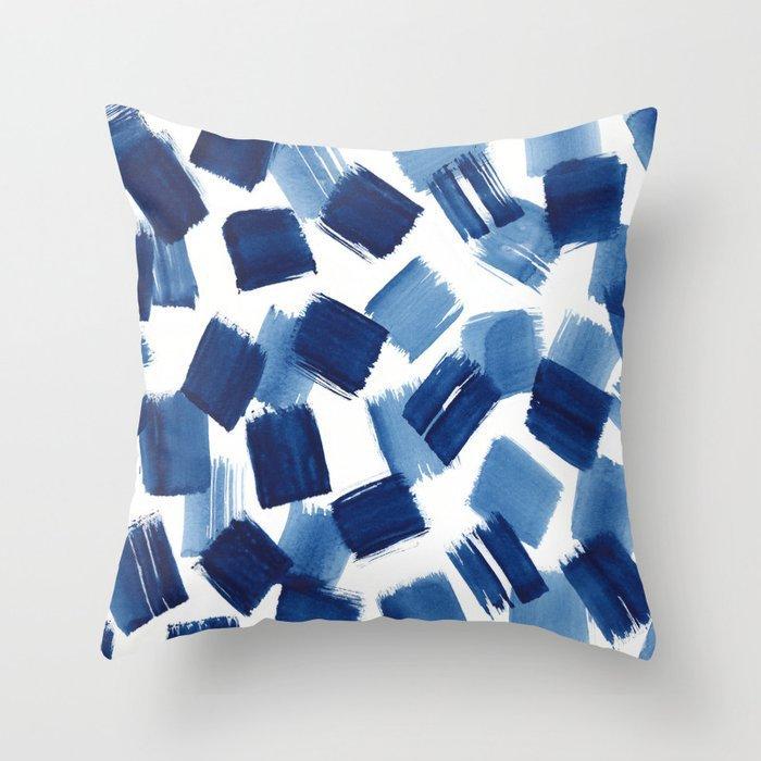 Blue Cushion Cover 45x45cm Decorative Pillows Nordic Geometric Pillow Cover For Sofa/Home Decoration Throw Pillows Cover