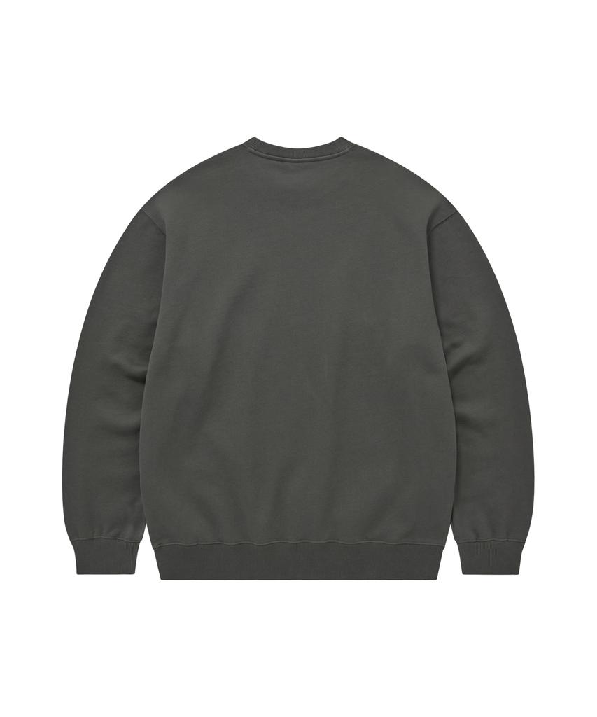 COVERNAT Flower Graphic Sweatshirt Charcoal