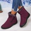 Women Snow Boots 2025 Comfortable Waterproof Women Shoes Retro Luxury Zipper Shoes Woman Winter Soft Boots Women
