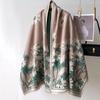 Luxury Design Floral Autumn Winter Cashmere Scarves High Quality Women Thicken Wrap Shawl Ladies Wool Pashmina Scarf Female