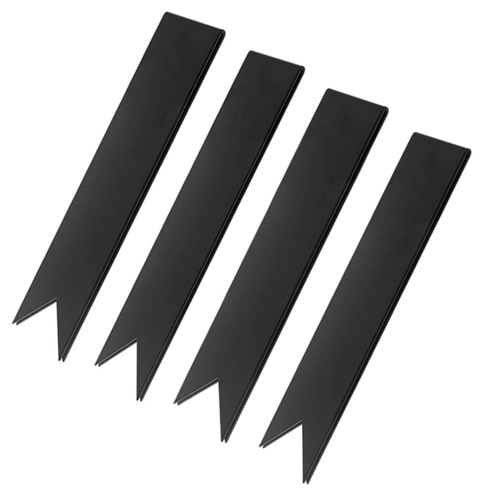 4Pcs 10.2/16.2in Steel Landscape Edging Stakes Set Garden Stake Fixer Heavy-Duty Flat Connectors For Landscape Edge Coil