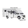 RV Caravan Camping Roof Protective Cover 210D Waterproof Dustproof Canvas UV Protection Sunshade Sunproof RV Canopy Cover