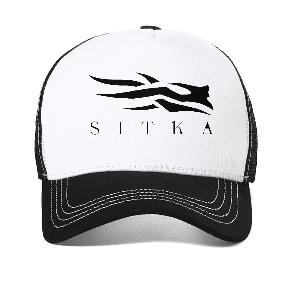 Новая летняя дышащая бейсболка SITKA с принтом букв, солнцезащитная кепка для мужчин и женщин, дышащая кепка-тракер с сеткой, Snapback