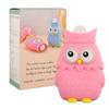 Hot Water Bottle Microwave Heating Silicone Cartoon Injection Hand Warmer Portable Cute Owl Shape