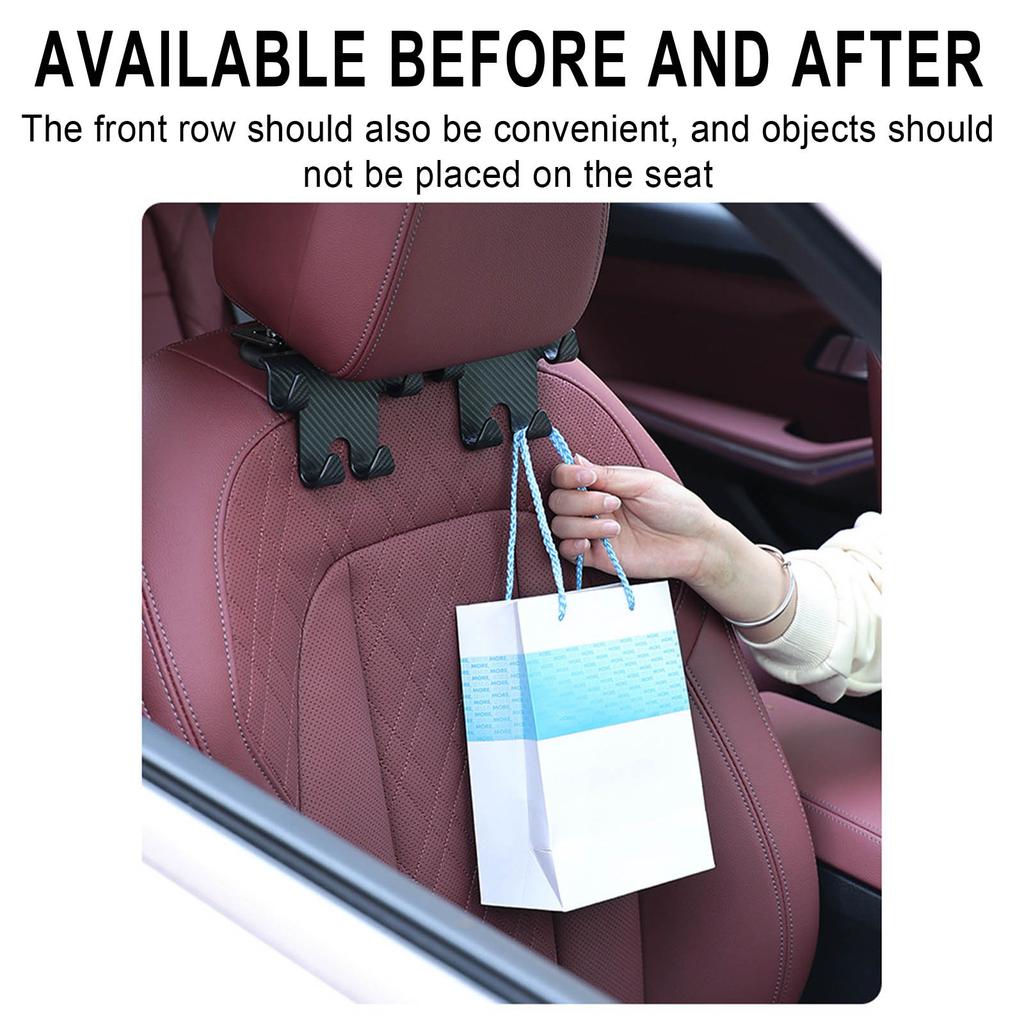 Multi-functional Two-in-one Vehicle-mounted Hook Wholesale Car Rear Mobile Phone Bracket Hook