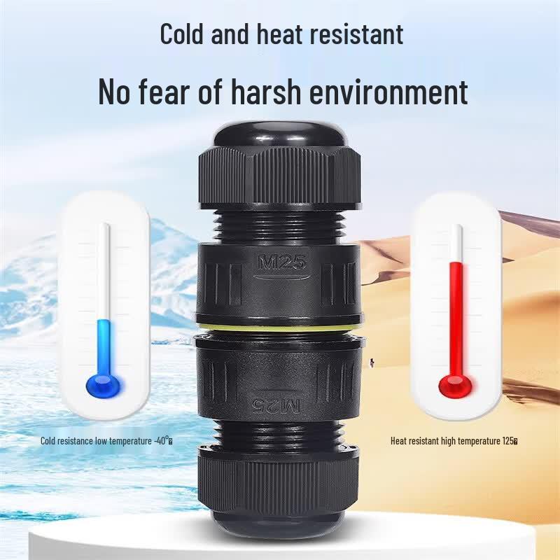 IP68 Outdoor Waterproof Junction Box Connector for 3-6.5mm Wire