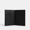 Coach Passport Card Case In Signature Canvas Tan Black