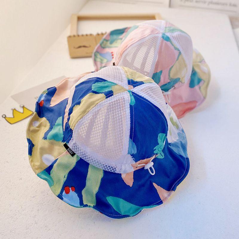 Baby Hat Summer Thin Sunshade Hat Baby Mesh Fisherman Hat for Boys and Girls Summer Sun Hat