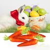30Pcs Mini Artificial Carrots Ornament Fake Foam Carrot Models Decorative Bunny Carrots Vegetable Decoration for DIY Crafts Easter Home Decoration
