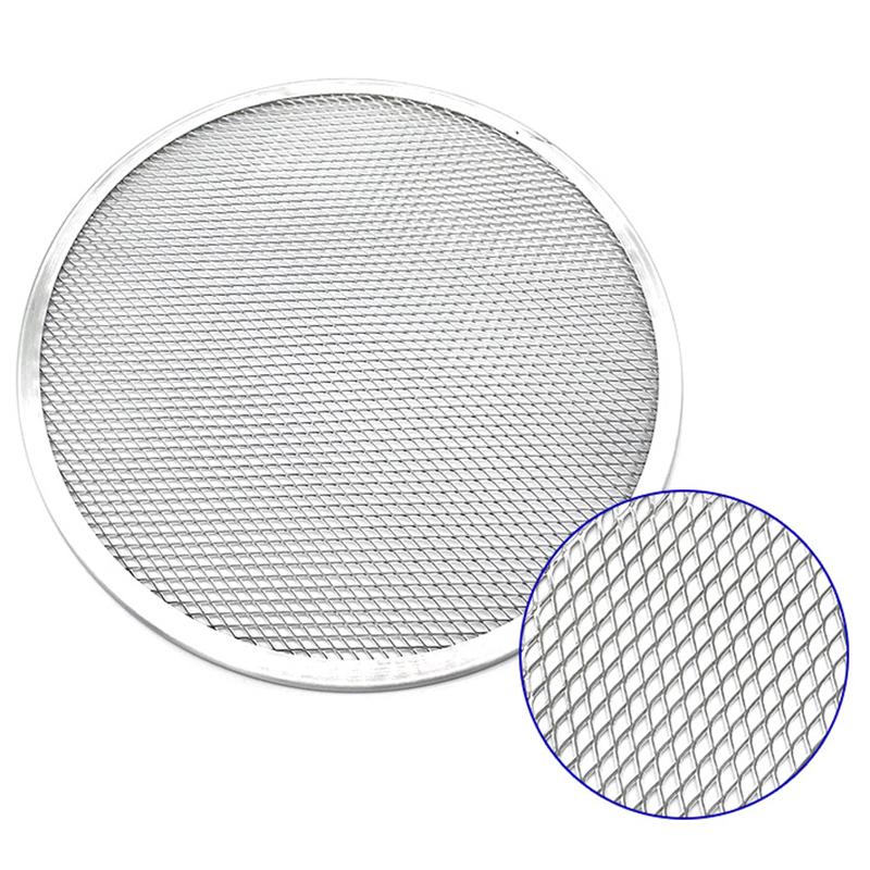 6-12 дюймов антипригарный противень для пиццы бесшовный алюминиевый сплав сетчатый противень для выпечки кухонные принадлежности круглый противень для блинов пиццы кондитерских изделий