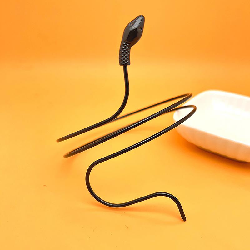 Панк спиральная змея манжета на руку браслет на руку женские украшения Египет спиральная змея манжета на руку браслет на руку