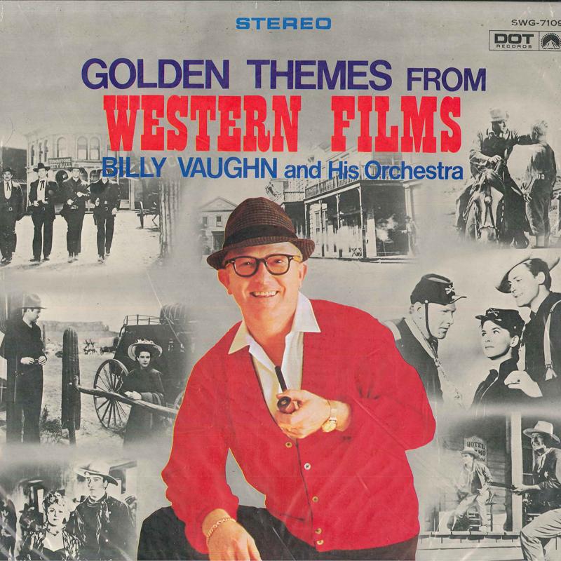 LP Record BILLY VAUGHN & HIS ORCHESTRA - Golden Themes From Western Films SWG7109 DOT Japan Obi Jazz Used