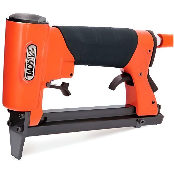 Agrafeuse pneumatique pour tapisserie 6,8 bar, agrafes 4 - 16 mm type 80 - tacwise - a8016v