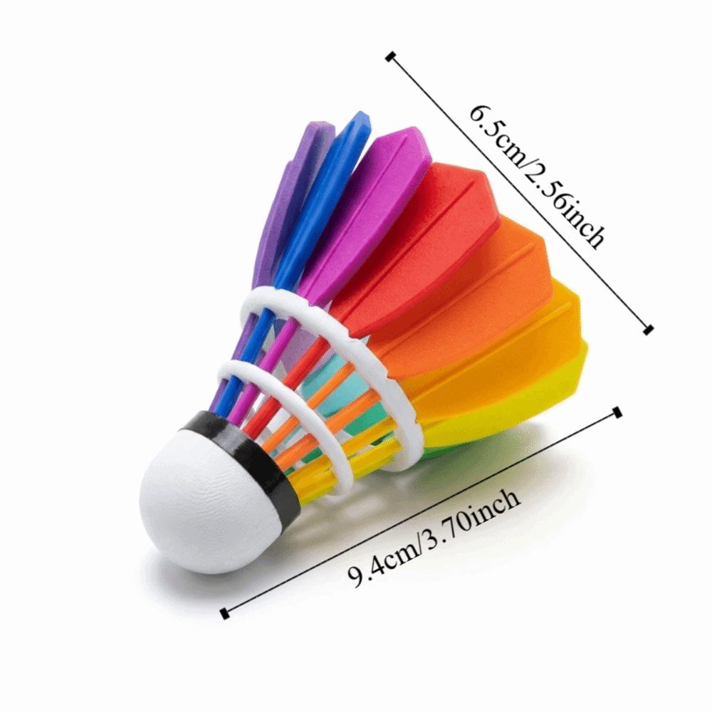 Rainbow Color Badminton Fridge Magnet Funny Simulation Badminton Decoration Creative Magnetic 3D Printing Badminton