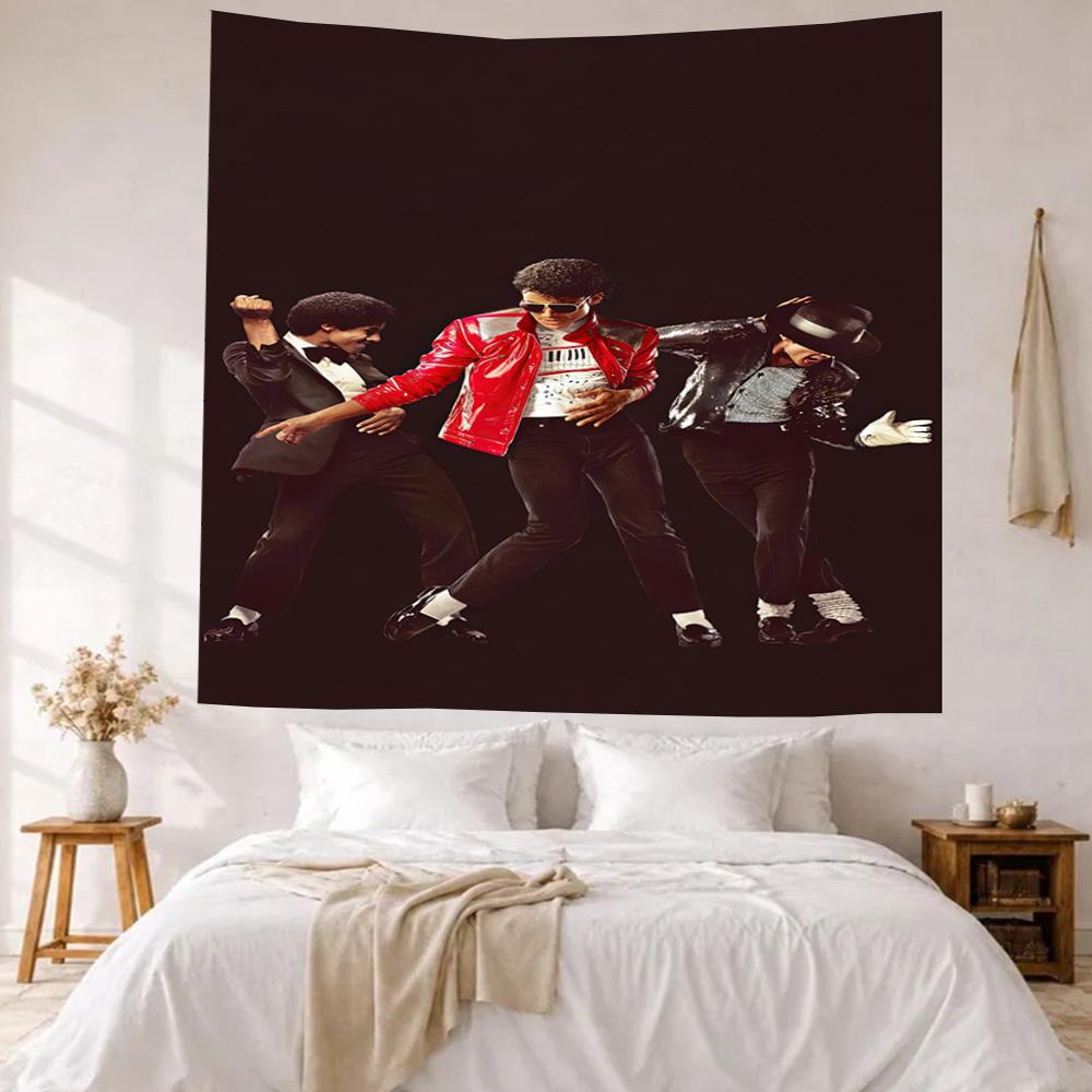 Michael Jackson Wall Decor Tapestry Art For Pet Memorial Birthdaywedding Party Backdrop Family Gift