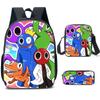 Rainbow Friends Cartoon Backpack For Kids 20l Capacity Oxford Fabric Breathable And Waterproof
